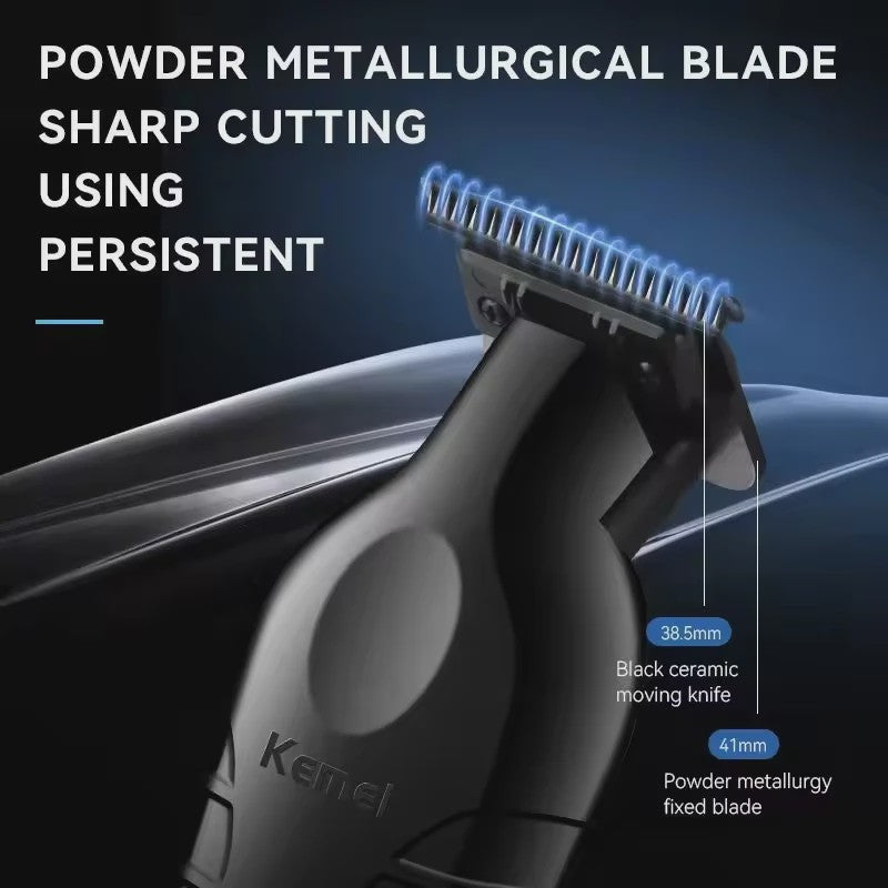 Kemei KM-2299 Professionele Elektrische Baardtrimmer & Tondeuse - USB Oplaadbaar