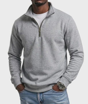 Heren Quarter Zip Pullover Hoodie - Comfortabele Outdoor Sweatshirt voor Heren