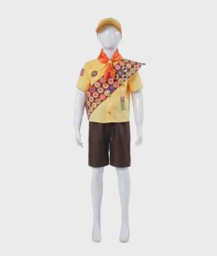 Russell Kostuum Jongen - Up Film Personage Cosplay Outfit