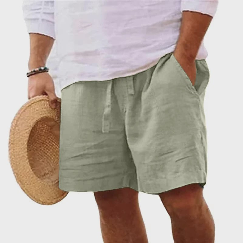 Lichtgewicht Heren Katoenen Shorts - Comfortabel voor Sport, Strand & Casual