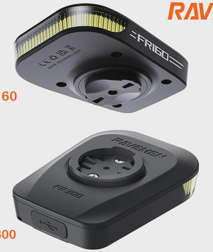 Ravemen FR300/FR160 Fietsverlichting Out-Front - USB Oplaadbaar, Waterdicht IPX6, Compatibel met Garmin/Wahoo