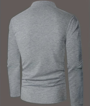 Stijlvolle Heren Poloshirt met Ronde Hals - Comfortabel voor Elk Seizoen