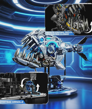 Mechanische Piranha Bouwset - 1085 Stukjes - STEM & Creatief Speelgoed
