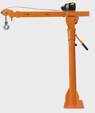 Krachtige 1100 LBS (499 kg) Elektrische Jib Kraan met 360° Draaibaarheid voor Vrachtwagen en Werkvoertuigen