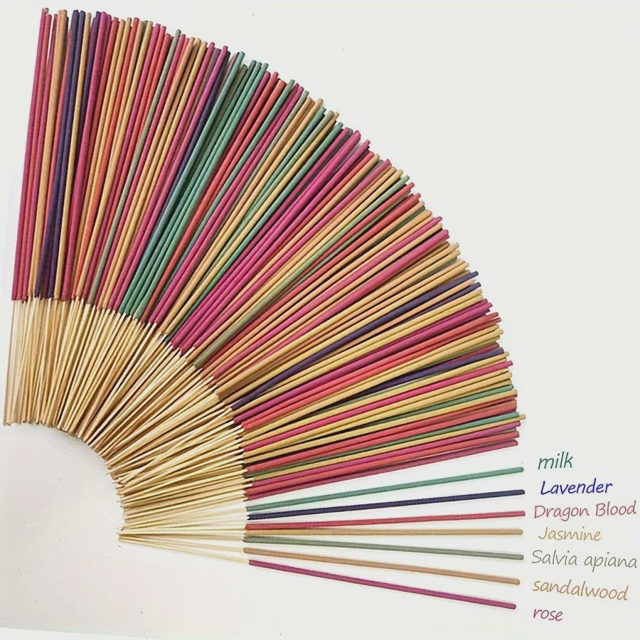 300 Aromatherapie Wierookstokjes Set - 12 Natuurlijke Geuren voor Yoga & Meditatie