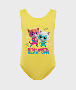 Super Kitties Kinder Zwempakje - Meisjes Badpak met Gabby Katten Print