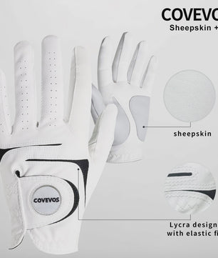 Hoogwaardige Golfhandschoen van PU en Premium Lamsvel - Zacht en Comfortabel