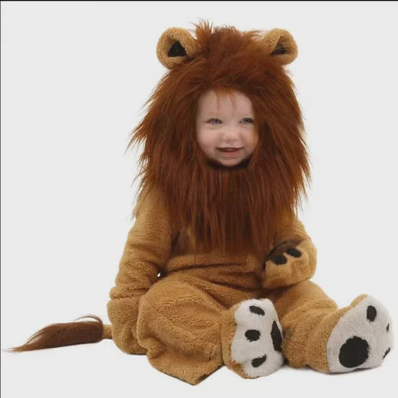 Luxe Leeuwenkostuum - Kind & Volwassene - Dierenkostuum voor Carnaval & Halloween