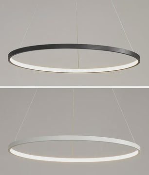 Moderne Minimalistische LED Ring Plafondlamp - Stijlvolle Hanglamp voor Woonkamer & Eetkamer