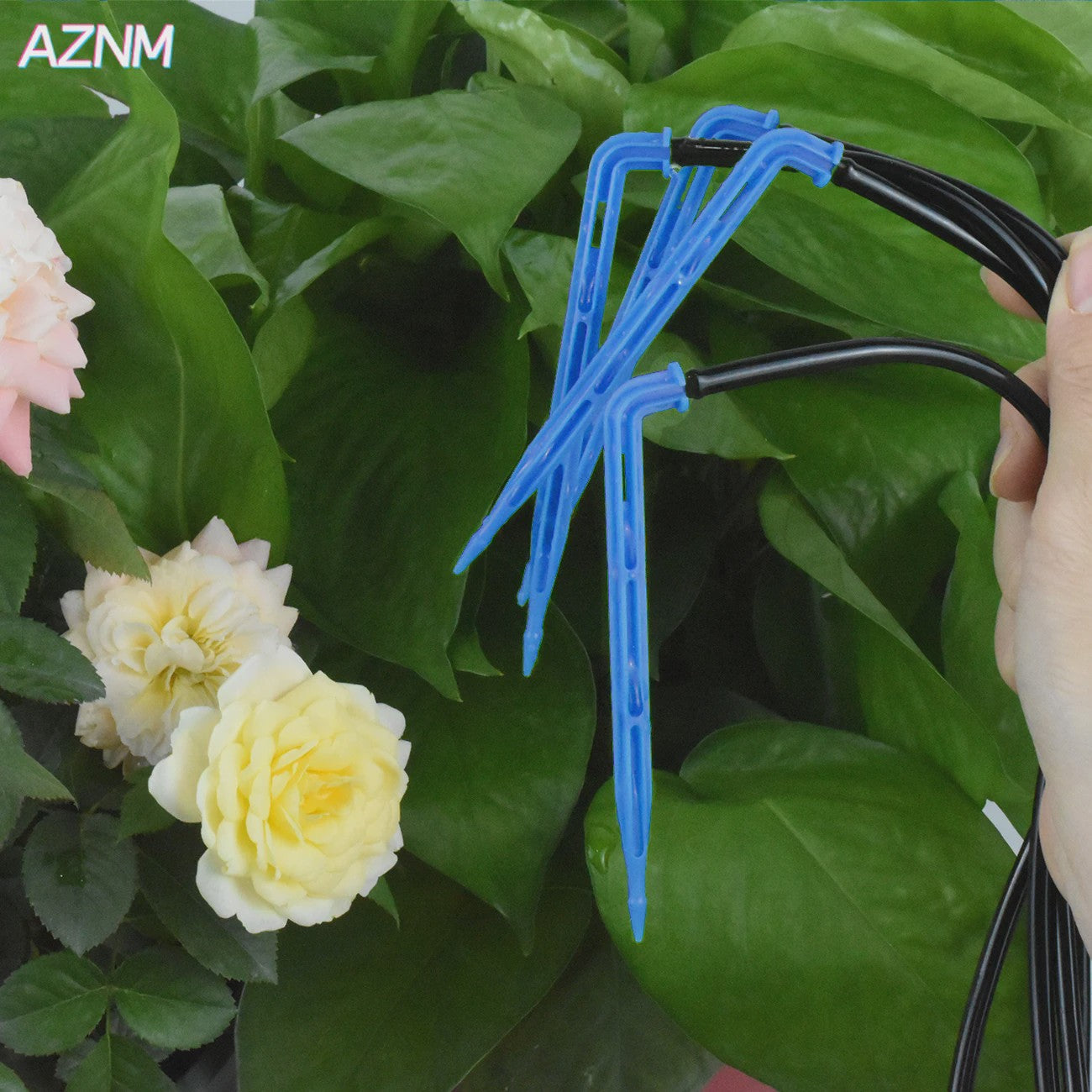 AZNM Druppelsysteem Kit 10-100M - Automatische Watergift voor Planten & Kas