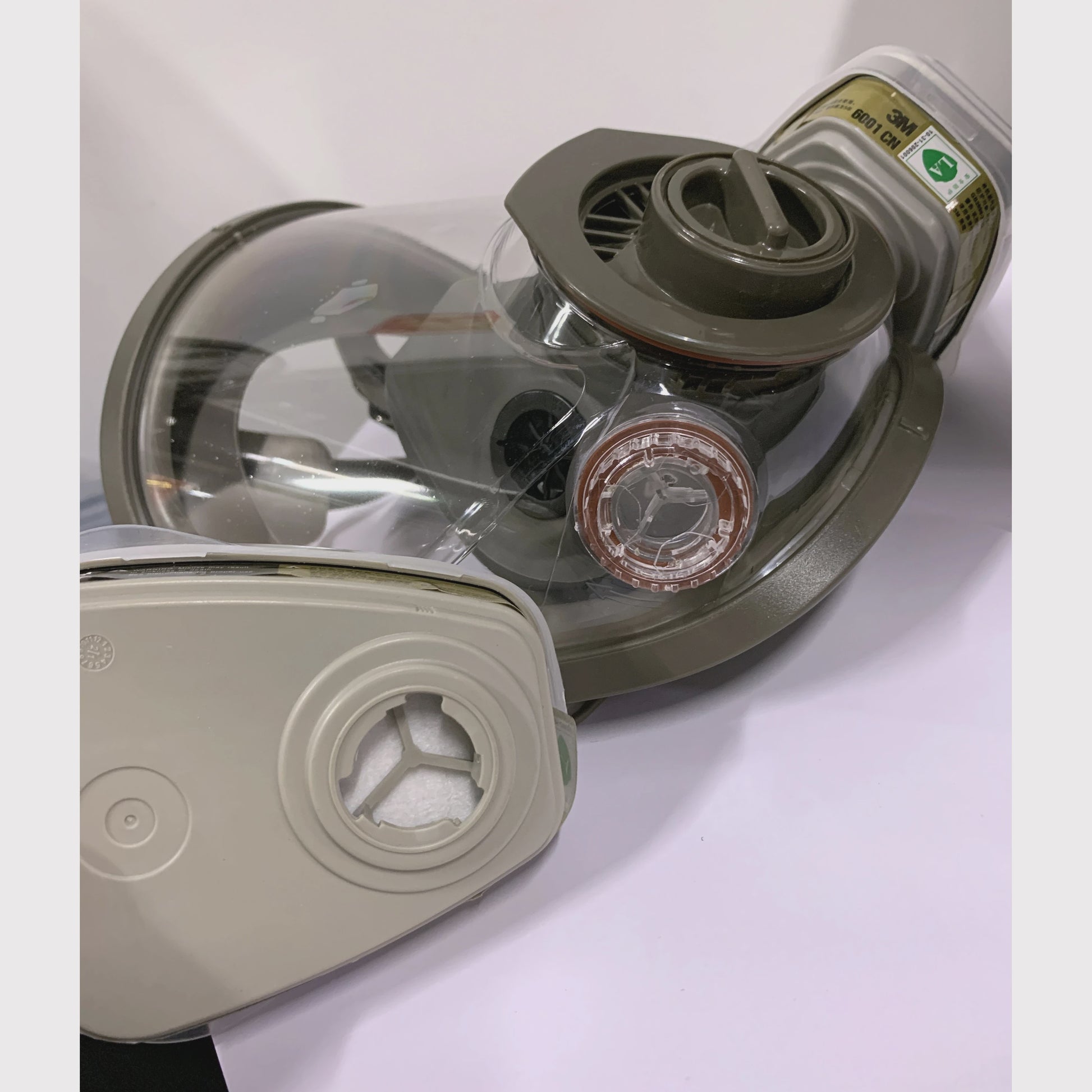 Professioneel Gasmasker 6800 - Volledig Gelaatsmasker met Verwisselbaar Filter voor Industrieel Gebruik