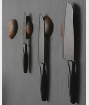 Magnetische Messenhouder Hout - Wandmontage, Keuken Organizer