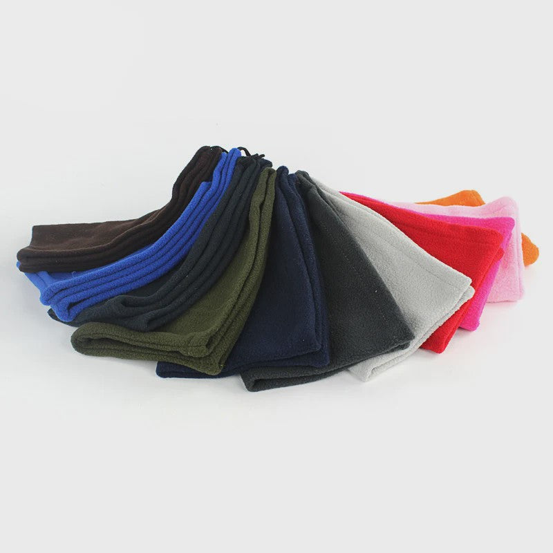 Verstelbare Fleece Nekwarmer & Buff - Winter Nek Tube voor Sport & Outdoor