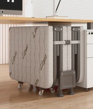 Opvouwbaar Logeerbed met Traagschuim Matras en 360° Wielen - Draagbaar en Comfortabel