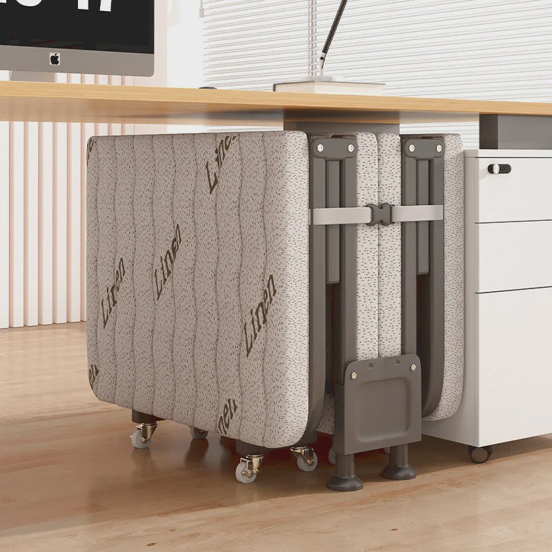 Opvouwbaar Logeerbed met Traagschuim Matras en 360° Wielen - Draagbaar en Comfortabel