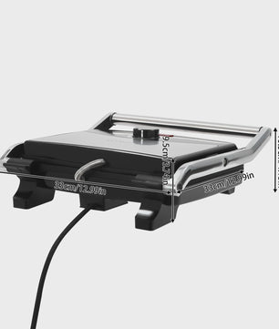 Contact Grill Elektrisch - 2000W Grillplaat met Anti-aanbaklaag & Verstelbare Temperatuur