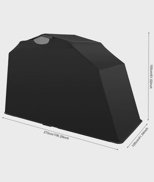 Compacte Motor Garage Tent - 270x105x155cm - Vrijstaande Stalen Frame, Stof- en UV-Bestendig