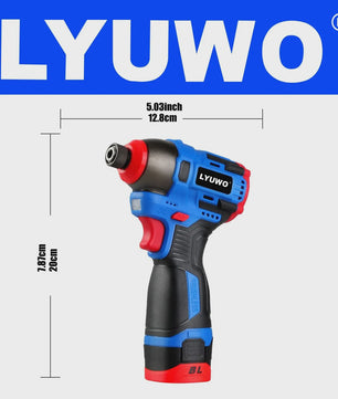 LYUWO Accuschroefmachine 16V Brushless - Krachtige 160Nm Impact Schroefmachine