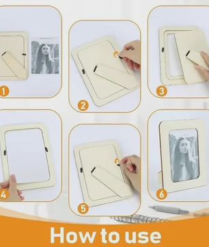 Onbewerkte Houten Fotolijst - DIY Schilderen & Decoreren - Desktop Display