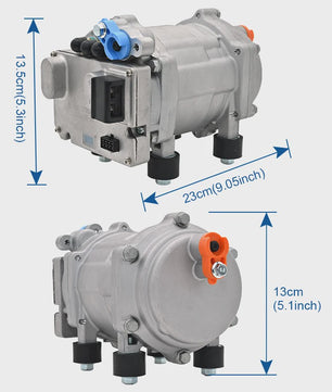 Universele 12V/24V Elektrische Airco & Verwarming Unit met Compressor voor Vrachtwagen en Camper