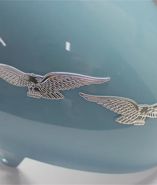 Zilveren 3D Eagle Motor Sticker - Waterdicht & Duurzaam