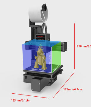EasyThreed 3D Printer - Instapmodel voor Beginners, PLA & TPU Filament