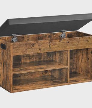 VASAGLE Schoenenbank met Opbergruimte en Zitting - 80x30x44 cm