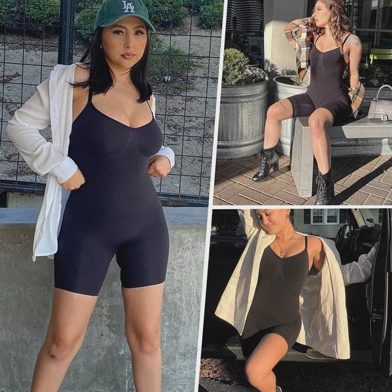 Corrigerende Bodysuit met Short: Buikcontrole, Taille Trainer & Billenlifter