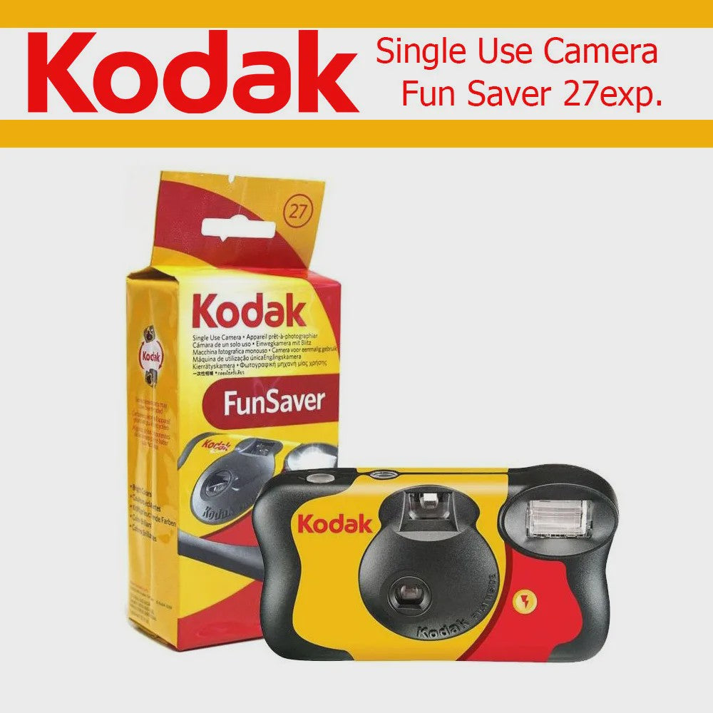 Kodak FunSaver Wegwerpcamera met Flits - Kies 27 of 39 Opnames
