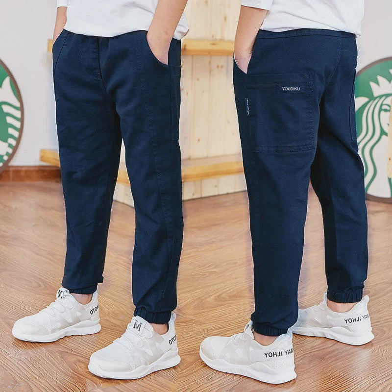 Jongens Broek Katoen Lente Herfst Casual Sport Broek Kinderen 3-13 Jaar