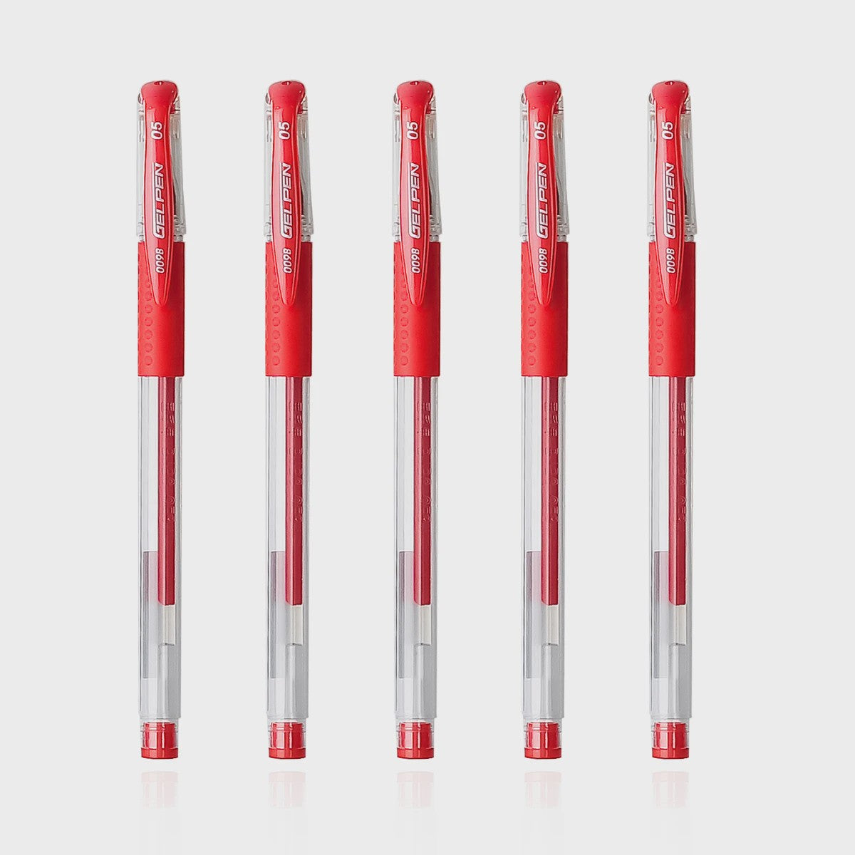 Set Gel Pen 0.5mm Rood - 4, 8 of 12 Stuks - Vloeiend Schrijven voor Kantoor en School