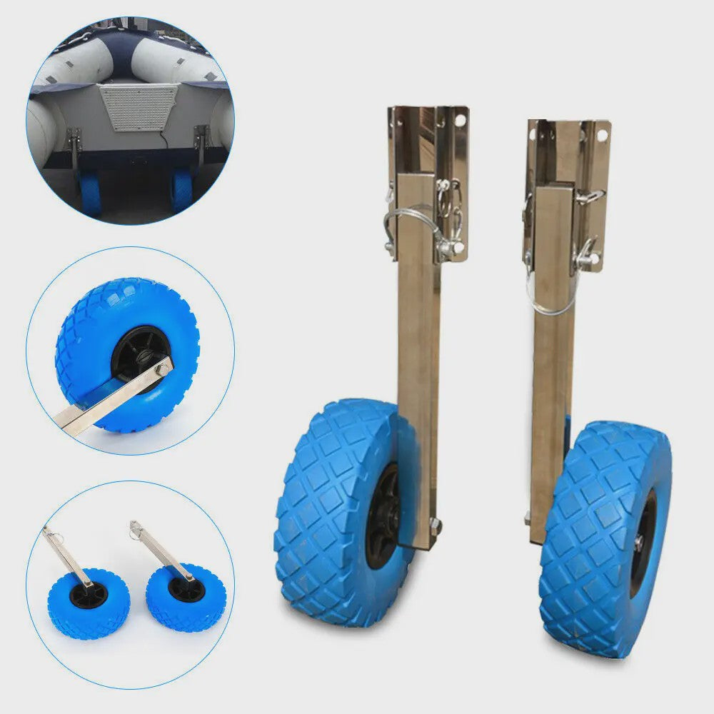 Opblaasbare Boot Trailer Wielenset - Lanceerwielen voor Bijboot & Rubberboot
