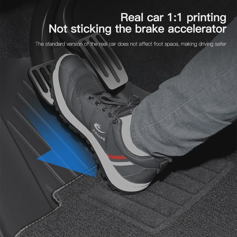 YZ Vloermatten Set voor Tesla Model Y & Model 3 (2021-2026) - TPE Waterdicht & Antislip