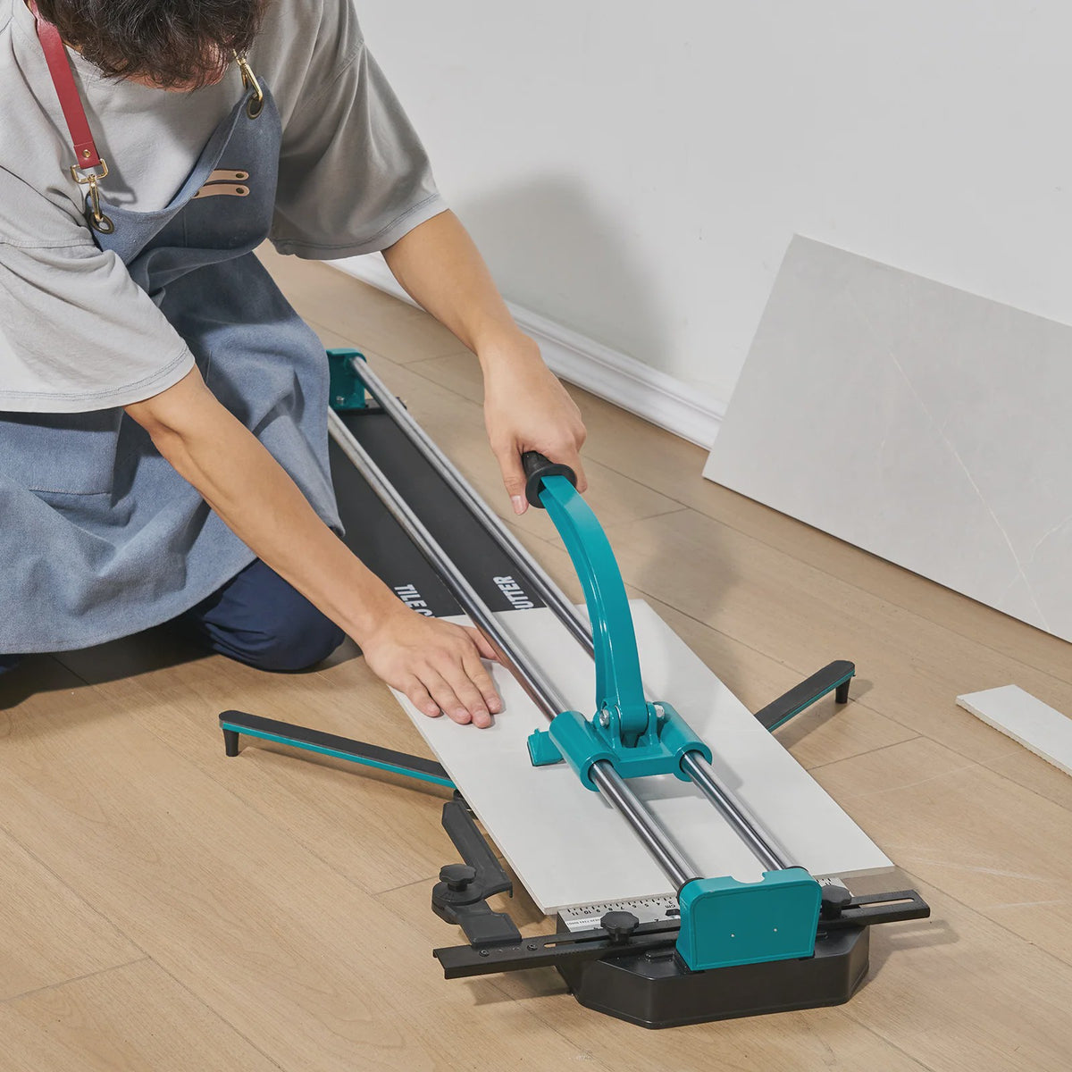 Professionele Handmatige Tegelzaag met Laserpositionering en Ondersteunende Voeten