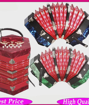 Concertina Accordeon 20 Knoppen - Anglo Stijl Muziekinstrument voor Kinderen