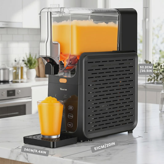 Professionele Slushie Maker met 2.8L Container - Snel Koelend & Zelfreinigend
