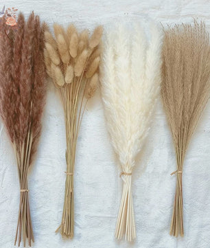 Natuurlijk Pampas Gras Boeket - Gedroogde Bloemen voor Boho Woondecoratie & Bruiloft