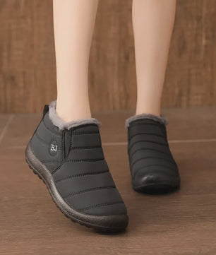 Dames Waterdichte Warme Enkellaarsjes - Comfortabele Antislip Snowboots voor Wandelen en Winter