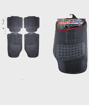 Universele Rubberen Automatten Set (4 stuks) - Waterdicht & Antislip
