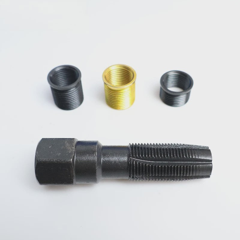 16-delige Bougie Draad Reparatie Kit M14 x 1.25 - Cilinderkop Tap & Helicoil Inzetstukken