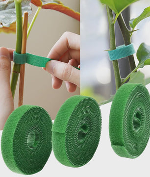3 Rollen Groene Plantentape - Flexibele Nylon Plantenband voor Tuinondersteuning