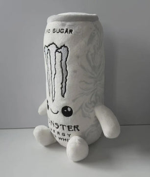 Pluche Energie Blikje 'Zero Sugar Ultra White' - Zacht Speelgoed & Decoratie