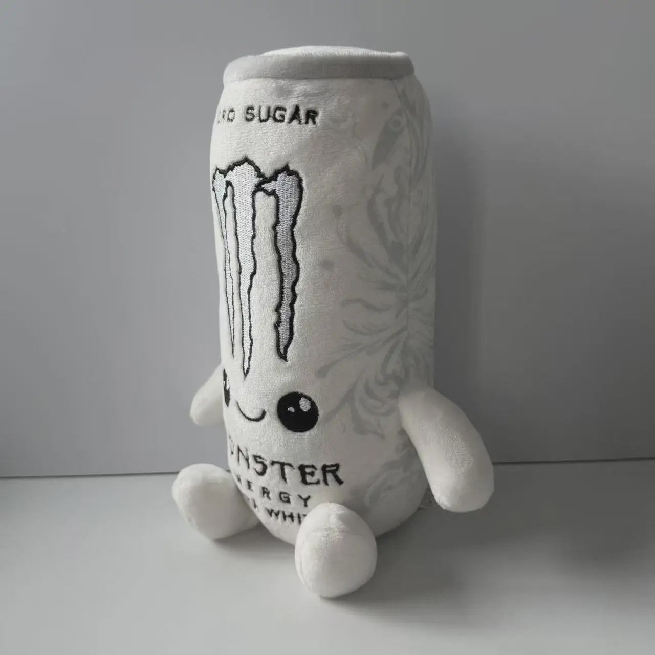Pluche Energie Blikje 'Zero Sugar Ultra White' - Zacht Speelgoed & Decoratie