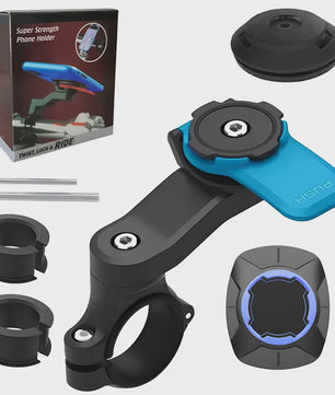 Universele Fiets- en Motor Telefoonhouder - 360° Draaibaar & Veilig