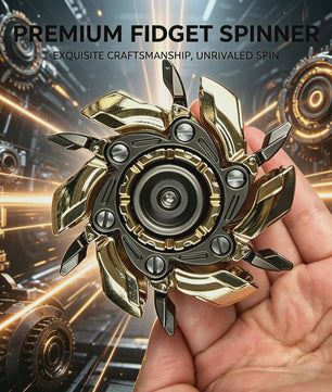 Premium Metalen Deformeerbare Fidget Spinner - EDC Hand Spinner voor Volwassenen - Anti-Stress Vingertop Gyro Speelgoed
