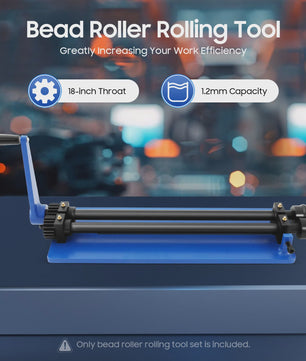 18-inch Plaatmetaal Vormmachine - Verstelbare Bead Roller voor Persen en Krimpen