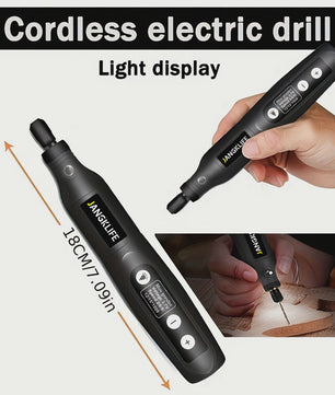 Draadloze Roterende Tool Kit: Graveerpen voor Hout, Metaal, Glas & Sieraden - DIY Mini Boormachine met USB