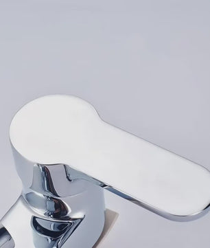 Chrome Wastafelkraan met Douchekop - Multifunctioneel, Warm & Koud, Enkelhendel, Dekmontage