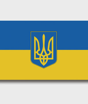 Polyester Oekraïense Vlag - 100D Kwaliteit - 3x5 FT (91x152 cm)