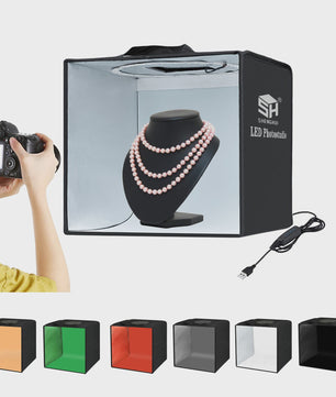Draagbare Fotostudio Lightbox met Kleuren Achtergronden - Ideaal voor Productfotografie